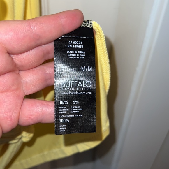 NEW - M - BUFFALO - Sunflower🌻 Yellow Sami Crew T-Shirt - Picture 13 of 15